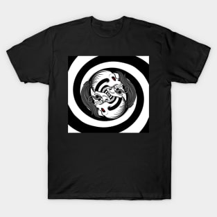 Extended Spiral Skull T-Shirt